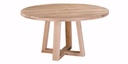 Table Pampelonne chêne pieds W bois 1