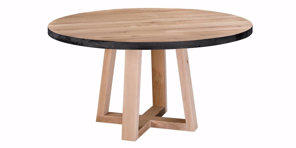 Table Pampelonne chêne pieds W bois 2