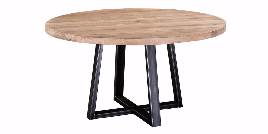 Table Pampelonne chêne pieds W 1