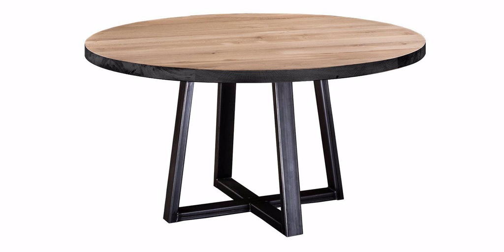 Table Pampelonne chêne pieds W 2