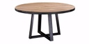 Table Pampelonne chêne pieds W 2