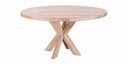 Table Pampelonne chêne pieds XX bois 3