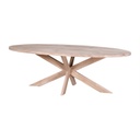 Table Porquerolles chêne pieds XX bois 2