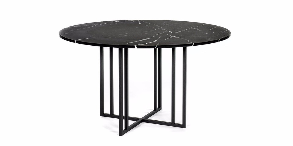 Table Marbre de carrare ronde pieds felix rond 2