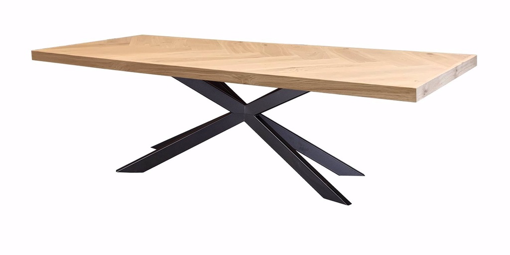 Table Waterloo pieds croix 1