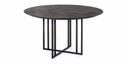 Table chevrons Namur pieds Felix rond 3