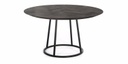 Table chevrons Namur pieds O rond 3