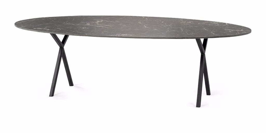 Table Céramique Ovale pieds Lachaud 2