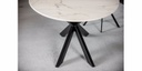 Table Céramique Ovale pieds Croix 4