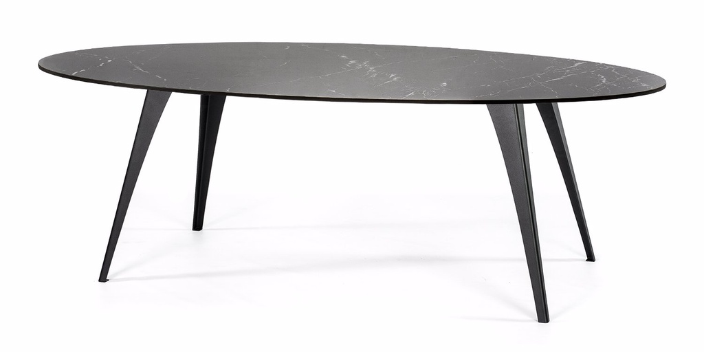 Table Céramique Ovale pieds Renaud 1