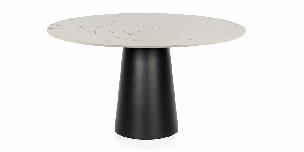 Table Céramique Ronde pieds Rond Full 1