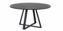 Table Céramique Ronde pieds W 1