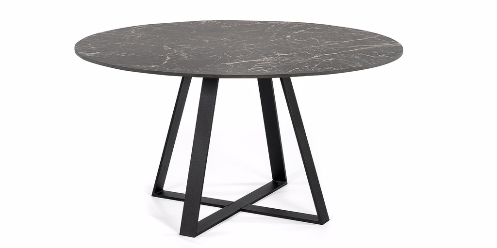 Table Céramique Ronde pieds W 2