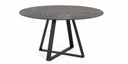 Table Céramique Ronde pieds W 2