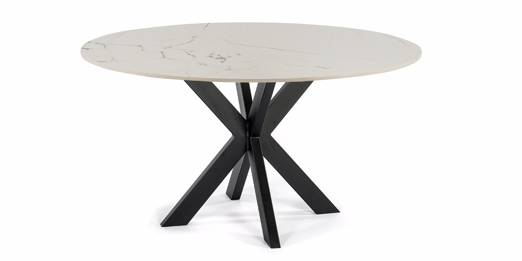 Table Céramique Ronde pieds XX 1