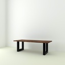Table Bonifacio rectangle pieds U 1