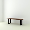 Table Bonifacio rectangle pieds U 2