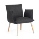 Fauteuil Soft Pied En Bois 1