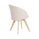 Chaise Neo Avec Accoudoirs Pied Central En Bois 1