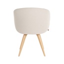 Chaise Neo Avec Accoudoirs Pied Central En Bois 5