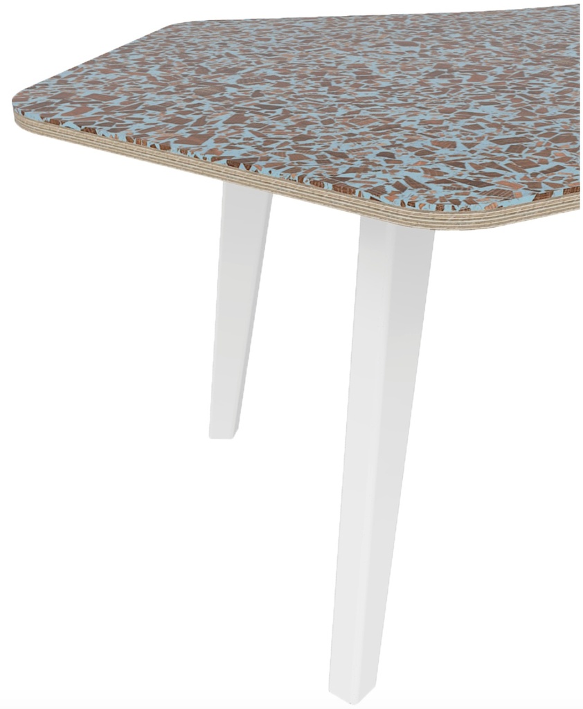 Table Api en terrazzo de bois 2