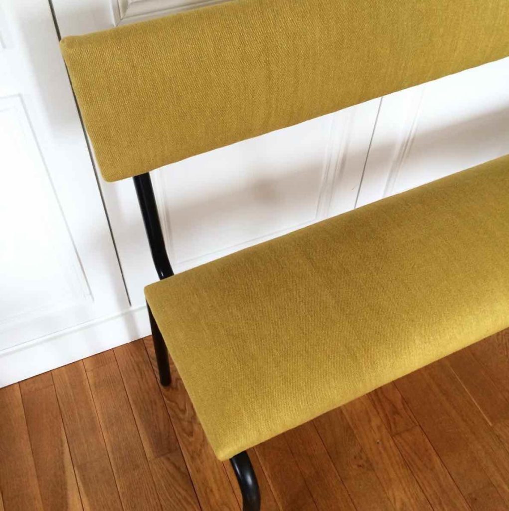 Banc Tapissé Haut 160Cm 6