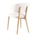 Chaise Toro Avec Accoudoirs Pied En Bois 3