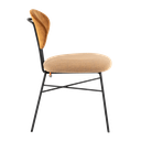 Chaise Toro Bicolore Pied En Métal 1