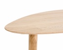 Table Organique en chêne massif pieds tube bois 3