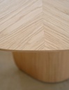 Table Dolmen Organique chevrons 1