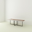 Table Indiana Noyer Et Epoxy pieds Felix