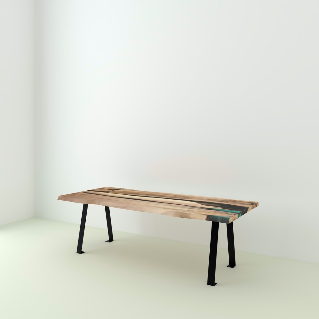 Table Wild Résine Epoxy pieds Scandinave A