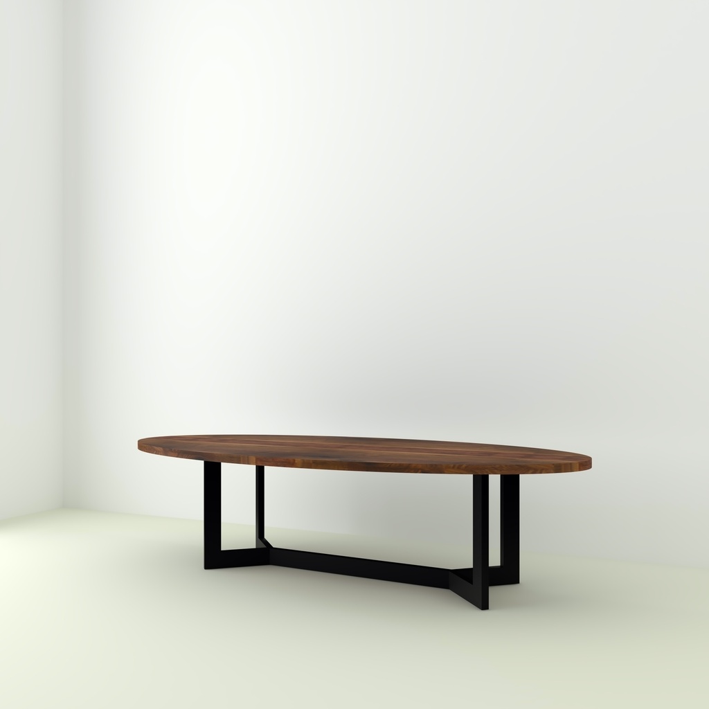 Table Bonifacio Ovale pieds Y