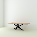 Table Cassis pieds Mikado