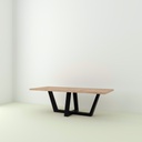 Table Cassis pieds W