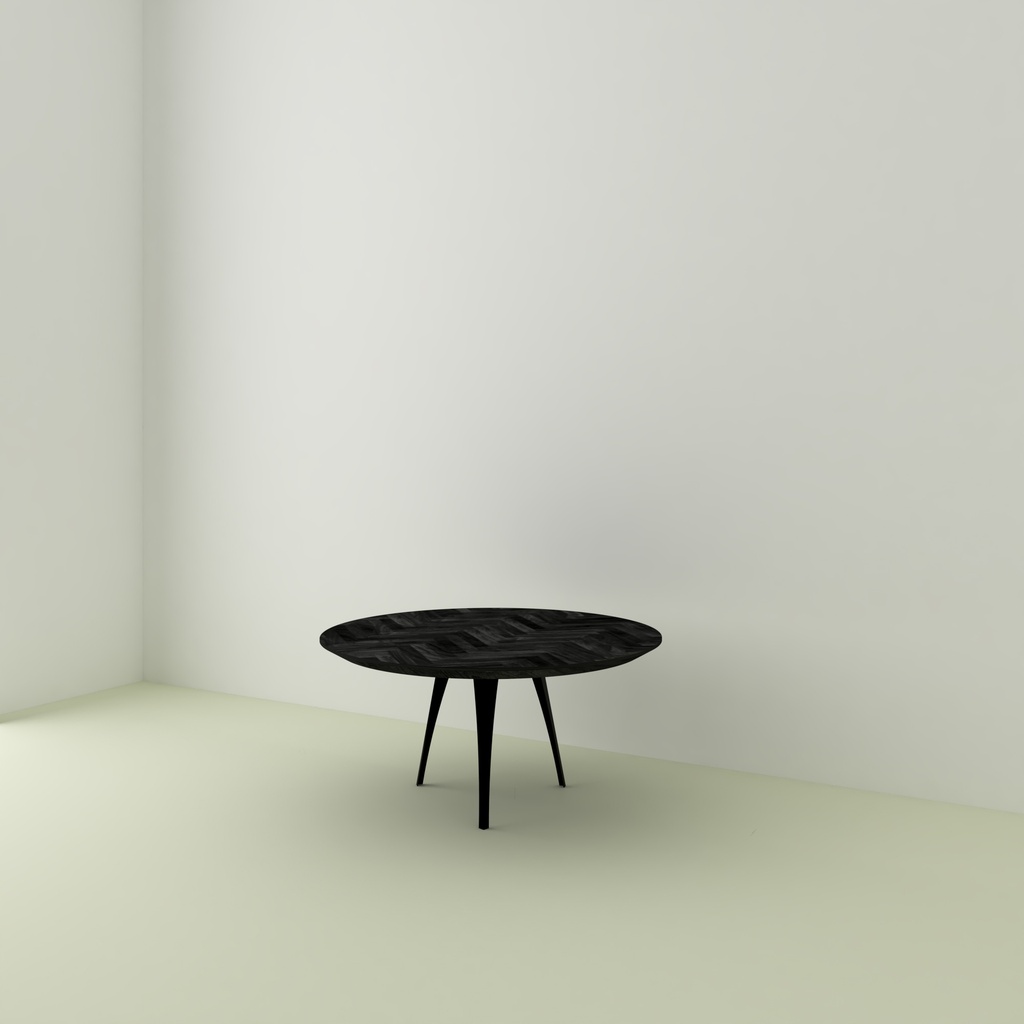 Table Chevrons Namur pieds Xavier