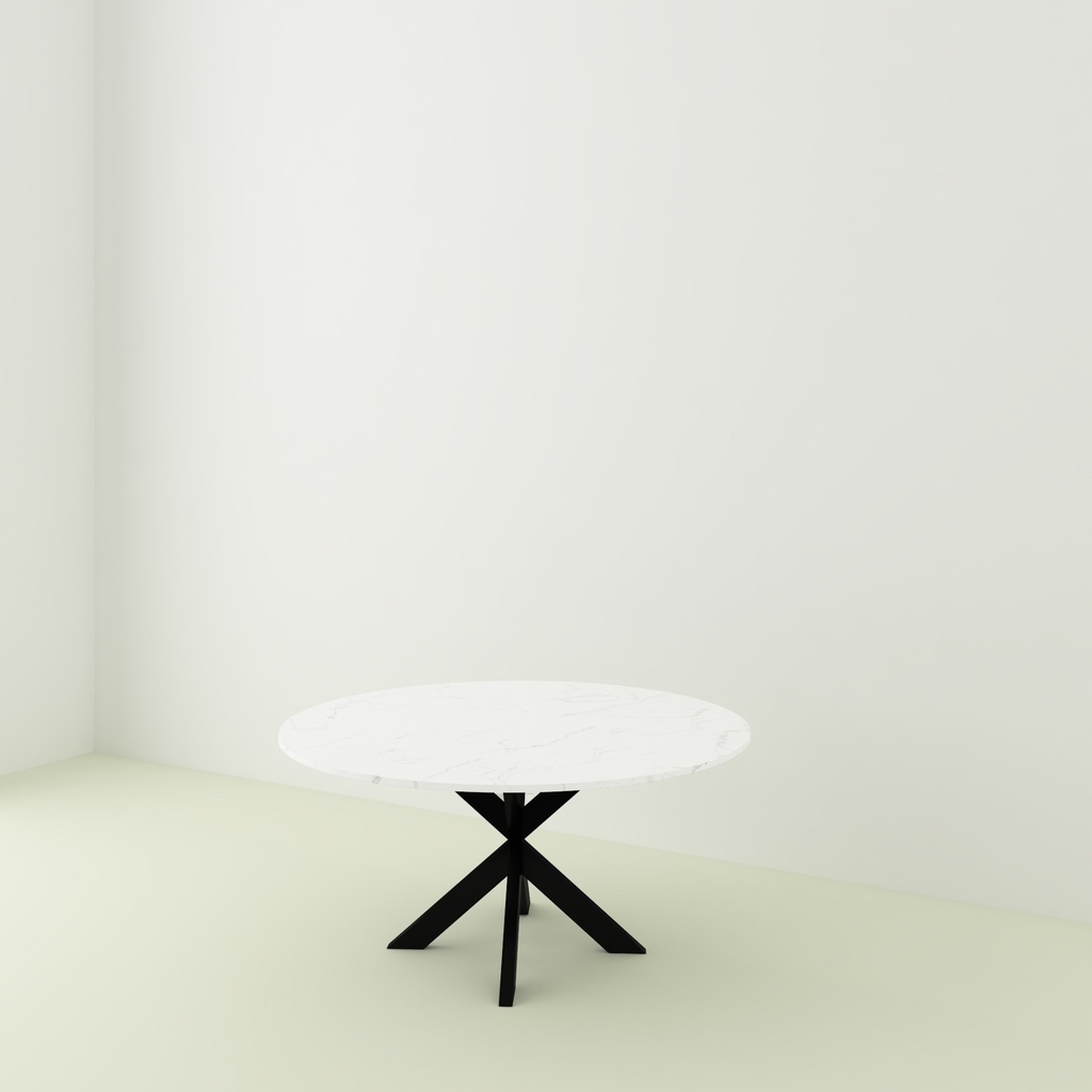 Table Céramique Ronde pieds XX