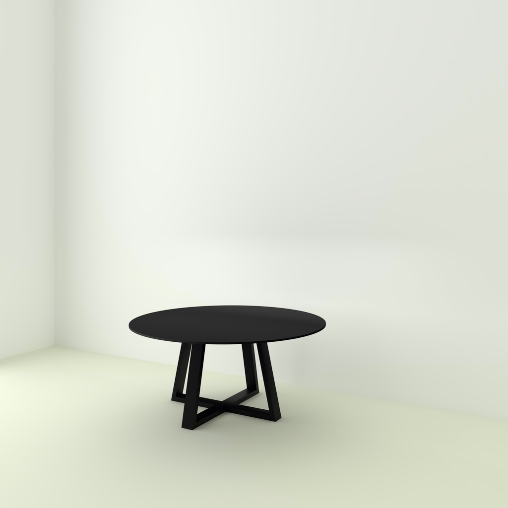 Table Meryl ronde pieds W