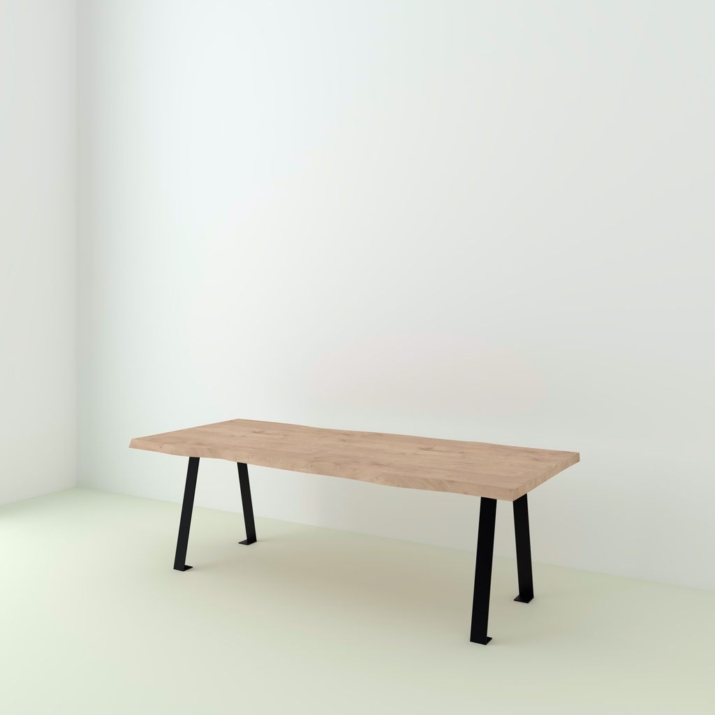 Table Paloma Chêne Live Edge pieds Scandinave A