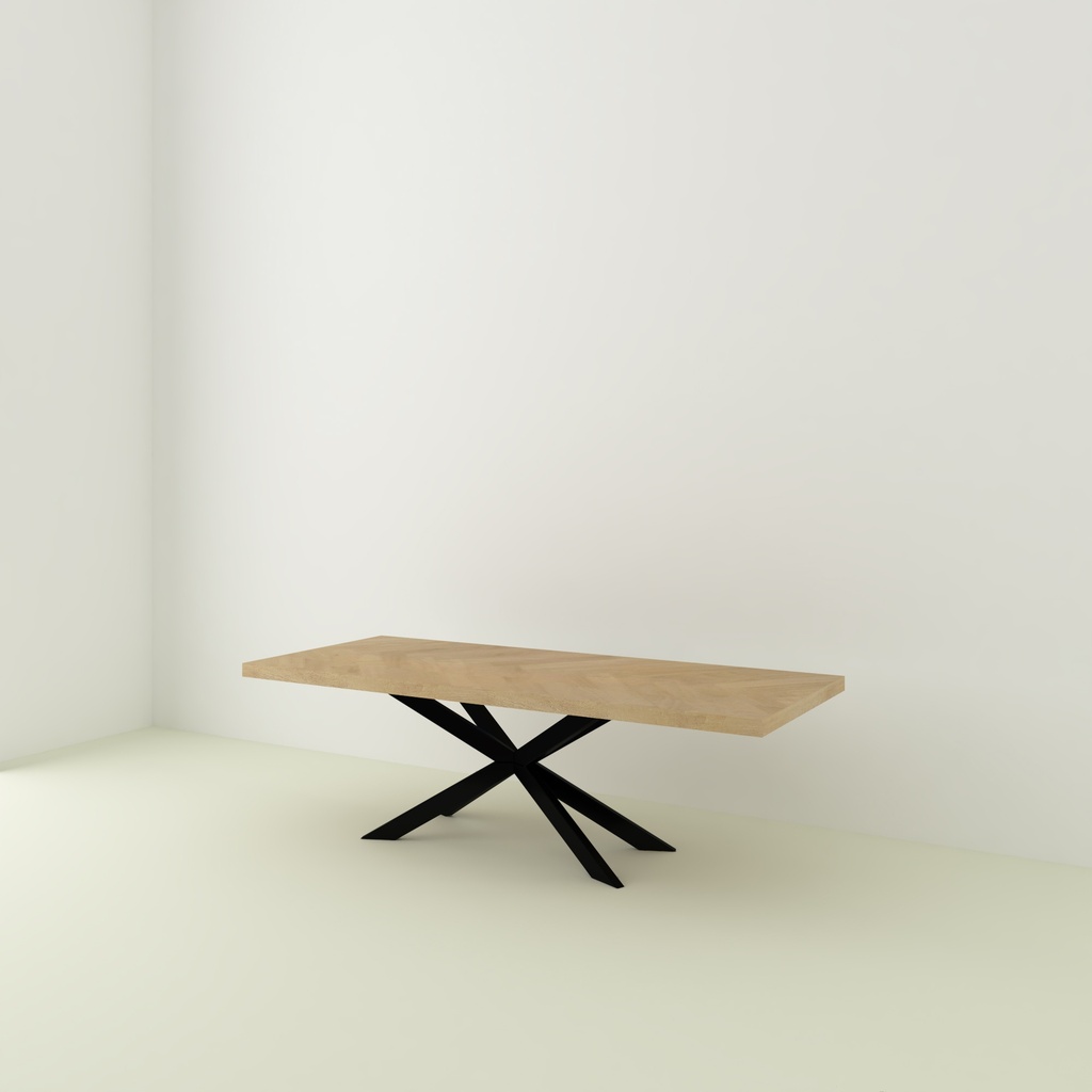 Table Waterloo pieds Croix