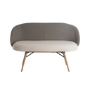 Banquette Neo Bicolore 120 Pied En Bois