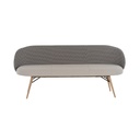 Banquette Neo Bicolore 180 Pied En Bois
