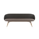 Banquette Neo Bicolore 200 Pied En Bois