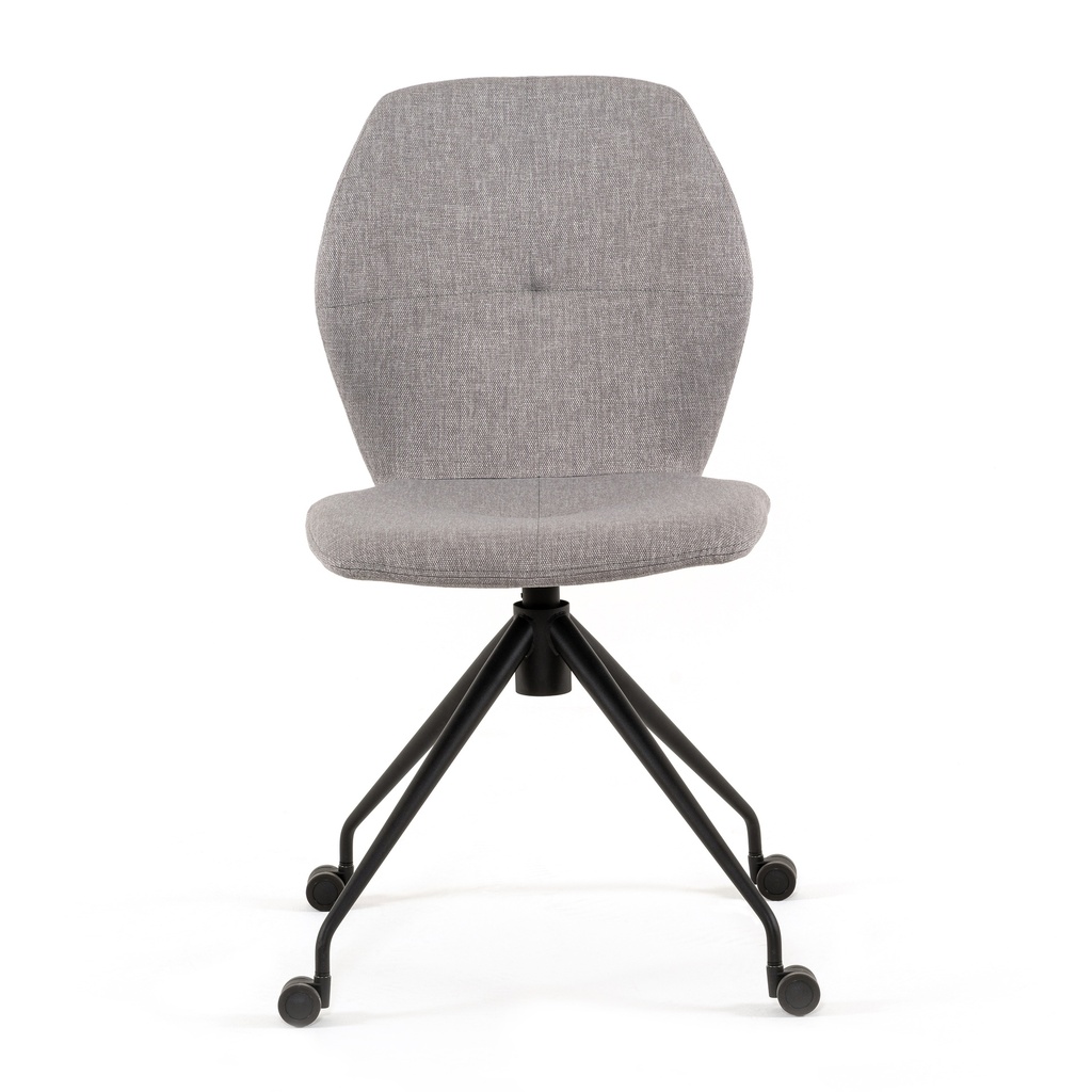 Chaise Mood 91 Pied Avec Roulettes En Métal