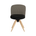 Chaise Neo Bicolore Pied 360° En Bois