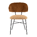 Chaise Toro Bicolore Avec Accoudoirs Pied En Métal