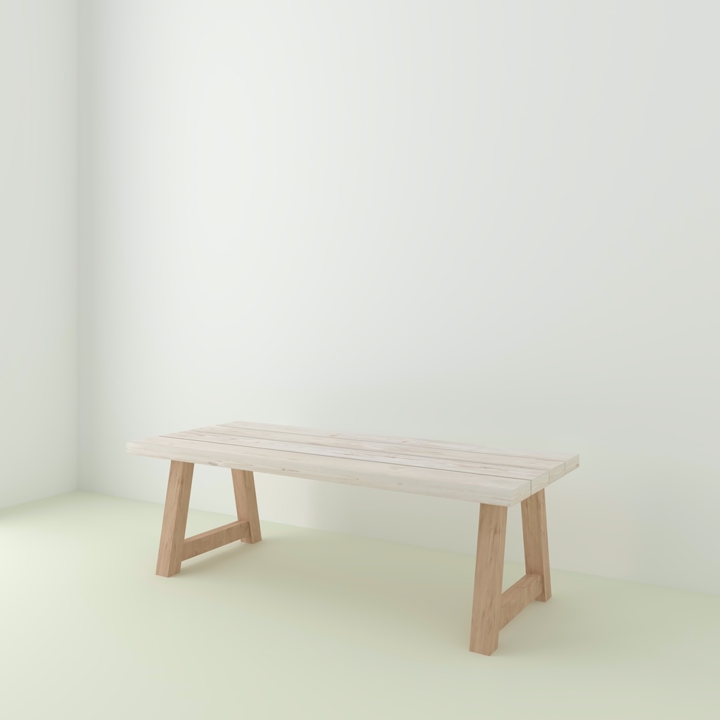 Table Toronto Douglas Blanchi pieds A Bois