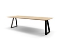 Table Forme Rectangle En Chêne Massif pieds Caro