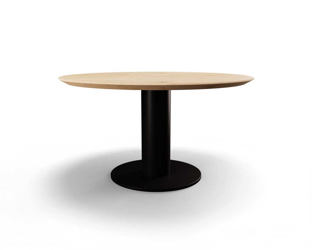 Table Forme Ronde En Chêne Massif pied Base | FOR ME LAB