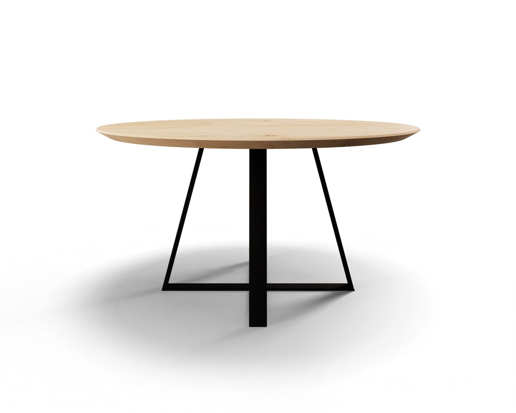 Table Forme Ronde En Chêne Massif pied W